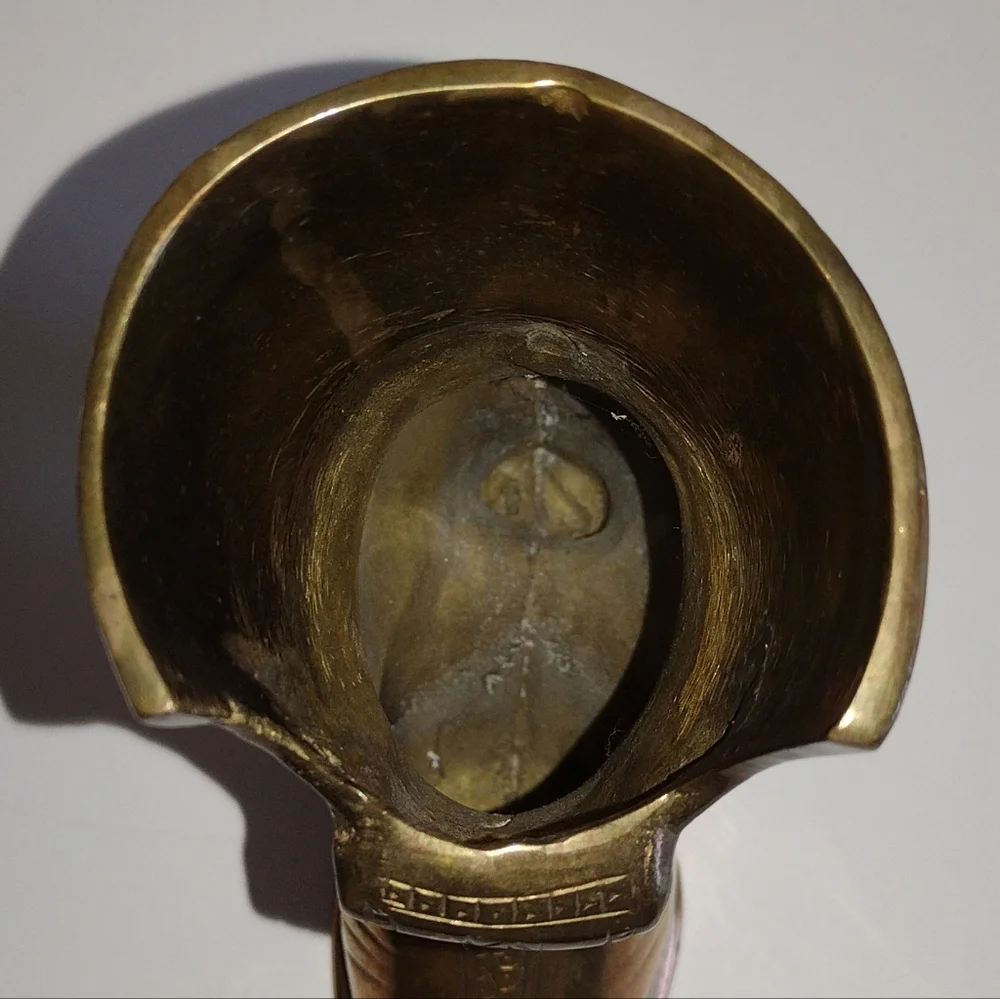 Solid Brass Woman's Victorian Boot Enesco India